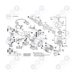Ātruma regulators Bosch GWS 850 CE GWS8-125CE GWS8-100CE (5903794706606)