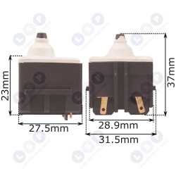 Slēdzis leņķa slīpmašīnai, zils BOSCH GWS (5903794705890)