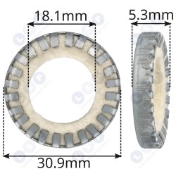 Bosch blīvgredzens GWS 20, 21, 23, 24-230, 1600290013 (5903794706699)
