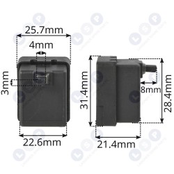 Slēdzis Celma 41-CD412 leņķa slīpmašīnai (5903794706989)