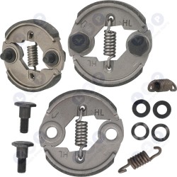 Sajūgs benzīna krūmgriezim, skrūves un atspere bez maksas ()