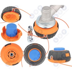 Trimera galva benzīna krūmgriežiem, trimmera auklas adapteri (5903794712126)