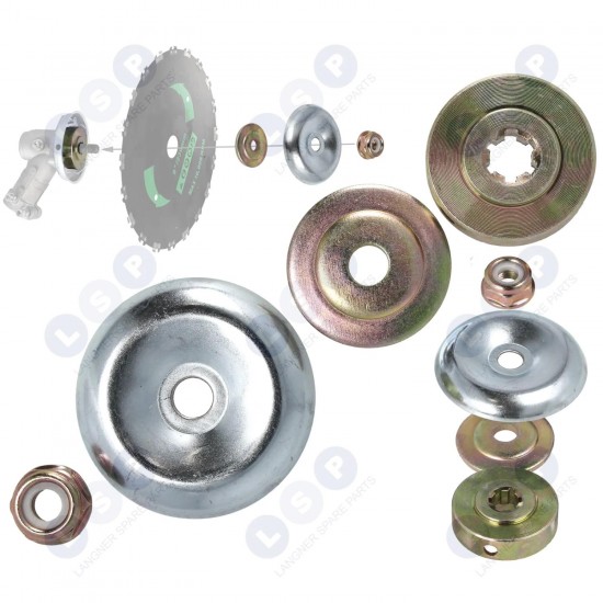 Uzgriežņu paplāksnes diska stiprinājums benzīna krūmgriežu paplāksņu komplektam (5903794719187)