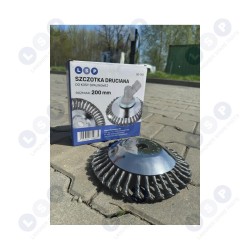 Drāšu birste benzīna krūmgriezim bruģakmens apstrādei 200 mm nezālēm (5903794719835)