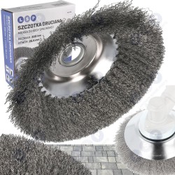Drāšu birste benzīna krūmgriezim, stiepļu disks, mīksta, 200 mm (5903794719460)