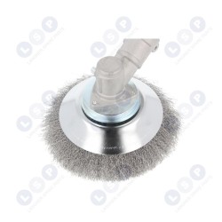 Drāšu birste benzīna krūmgriezim, stiepļu disks, mīksta, 200 mm (5903794719460)