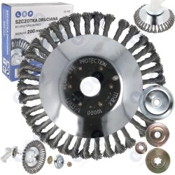 Stiepļu birste un stiprinājuma paliktņu komplekts krūmgriezim ()