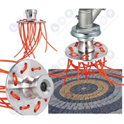 Trimera galvas birste, nezāļu noņemšanas diski, kubiņi (5903794734449)