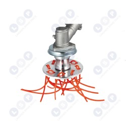 Trimera galvas birste, nezāļu noņemšanas diski, kubiņi (5903794734449)