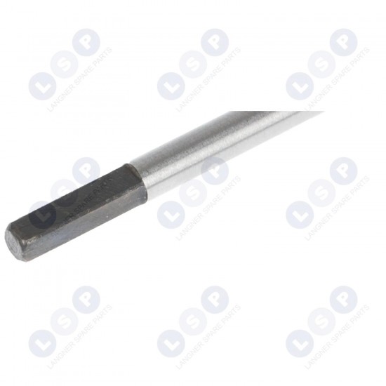 Piedziņas vārpsta benzīna krūmgriežiem, vārpsta ar 4 griezējiem, KVADRĀTS 7 mm, 65,7 CM (5903794734500)