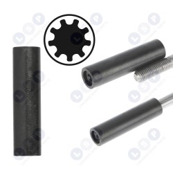 Vārpstas stiprinājuma savienotājs benzīna krūmgrieža piedziņas vārpstai M8 (5903794734586)