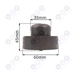 Krūmgrieža trumuļa auklas ieliktnis 1,6 mm 500 W (5903794712614)