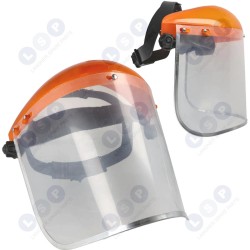 Zāģa izkapts aizsargmaska PVC vizieris - regulējams (5903794712683)