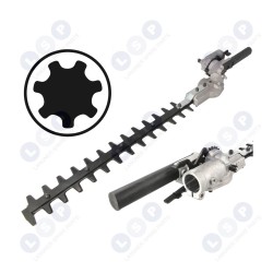 Dzīvžoga šķēres krūmgriežiem 26 mm, 7 griezēju stiprinājums (5903794712775)