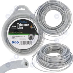 Tērauda neilona apaļa aukla 3 mm x 33 m uz 1 mārciņas spoles (5903794712867)