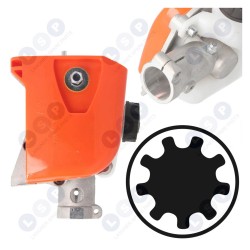 Krūmgriežu, motorzāģa uzgalis, 28 mm, 9 griezēji (5903794729971)