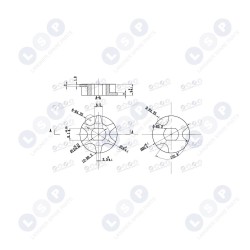 Motorzāģa ķēdes rats MAKITA UC3520A UC4020A UC3541A (5903794713444)
