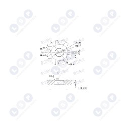 Elektrisko zāģu piedziņas zobrats (5903794713468)