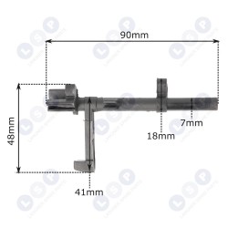 Daudzfunkcionāla droseļvārsta svira stihl ms 170 180 (5903794731141)