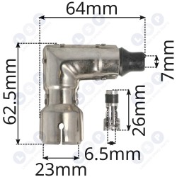 Aizdedzes sveces uzgalis BRIGGS STRATTON LONCIN METAL 793351 (5903794734425)