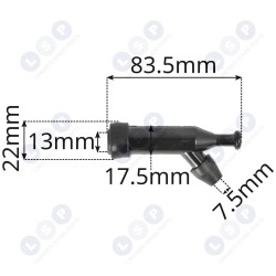 Aizdedzes sveces vāciņš HONDA GX 120 GX160 GX200 GX270 GX390 (5903794735361)