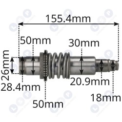 Nostiprināšanas uzmava, patrona Bosch GBH 2-28 D, DV, 16170006CA (5903794714656)