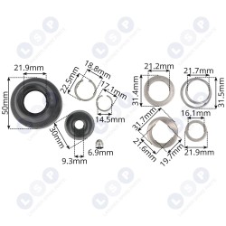 Bosch GBH 2-28 D urbjpatronas remonta komplekts (5903794714687)