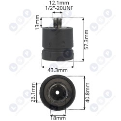 Adaptera rokturis SDS MAKITA HR2450 HR2470 (5903794715233)