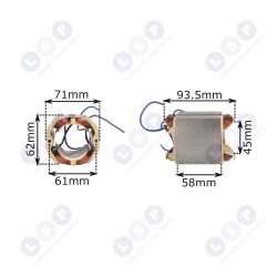 Statīvs Flora pulēšanas mašīnai un daudziem citiem 45x58mm ()