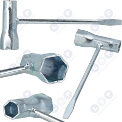 Universāla aizdedzes sveču atslēga 13/19 mm plakana 8 mm 3 vienā (5903794731028)