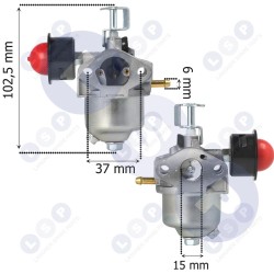 Карбюратор для газонокосилки с двигателем 1P56F NAC LS1210 MEX40-99 LS42-99 (5903794733558)