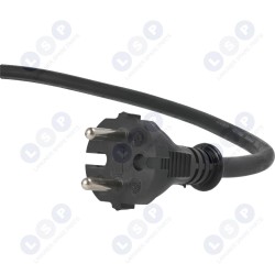 Strāvas vads ar spraudkontaktu 3 metri 2 x 1,5 MM H05RR-F (5903794715868)