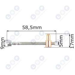 Ķēdes spriegotāja skrūve PN YD CS 38 3800 (5903794716612)