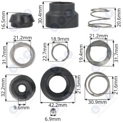 Remonta komplekts, drošības uzmava GBH 2-24 DSR, 1617000163 (5903794716735)
