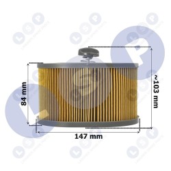 Gaisa filtrs HUSQVARNA K970 K1260 PARTNER spēka zāģim (5903794734142)