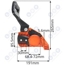 Bremžu korpusa zāģa aizsargs NAC SPS01-38 HARDER PN3800 (5903794717404)