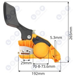 Bremžu korpuss benzīna zāģim PARTNER P340S P350S P360S (5903794717497)