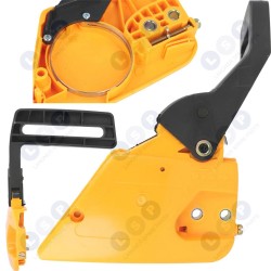 Bremžu korpuss benzīna zāģa zāģa aizsargam PARTNER P350 351 371 352 382 (5903794717503)