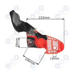 Motorzāģa bremzes 2500 korpusa vāks (5903794730144)
