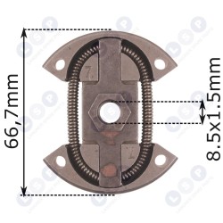 Sajūgs HUSQVARNA 51, 55, 254, 257, 261 EPA 51 EP (5903794717541)