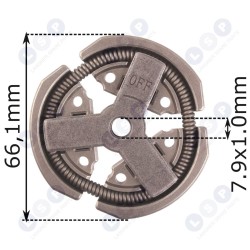 Sajūgs NAC SPS01-38 T38 3800 SPEAR motorzāģim (5903794717589)