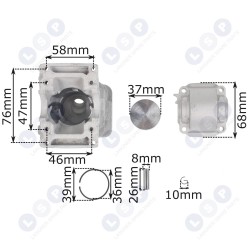 Cilindra virzulis STIHL MS170 017 37mm (5903794719729)