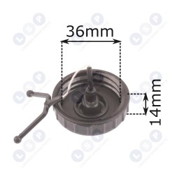 Degvielas tvertnes vāciņš STIHL 017 018 MS170 MS180 (5903794717893)