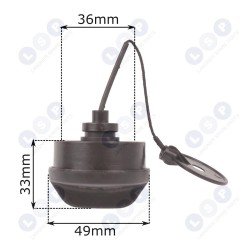 Degvielas tvertnes vāciņš FS38 FS45 FS55 (5903794717961)