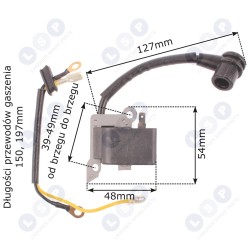 Катушка зажигания для бензопилы Husqvarna 136 137 141 142 (5903794718241)