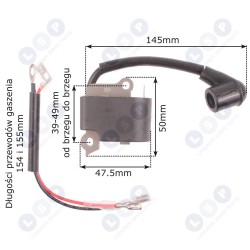 Катушка зажигания Husqvarna 36 41 136 141 235e 236e 240e (5903794718258)