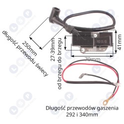 Катушка зажигания Husqvarna 340 345 346 350 351 353 (5903794718265)