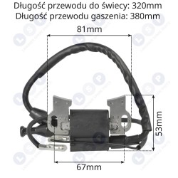 Spoles modulis Honda GX240 GX270 GX340 GX390 (5903794735385)