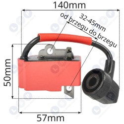 Aizdedzes spoles modulis MAKITA EA4300F DCS3500 161357-5 (5903794735439)