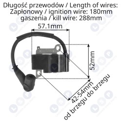 Aizdedzes spoles modulis STIHL MS170-2MIX MS180-2MIX MS170 MS180 (5903794735446)
